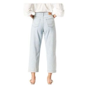 Levi's Jeans Light Blue Wash High-Rise Loose Fit Cropped Wide Leg, Sz 6(W28),NWT